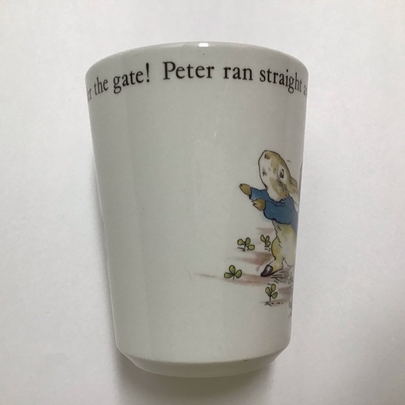Wedgwood Beatrix Potter Peter Rabbit Porcelain Mug Child Cup England #33 Vintage - Picture 10 of 11